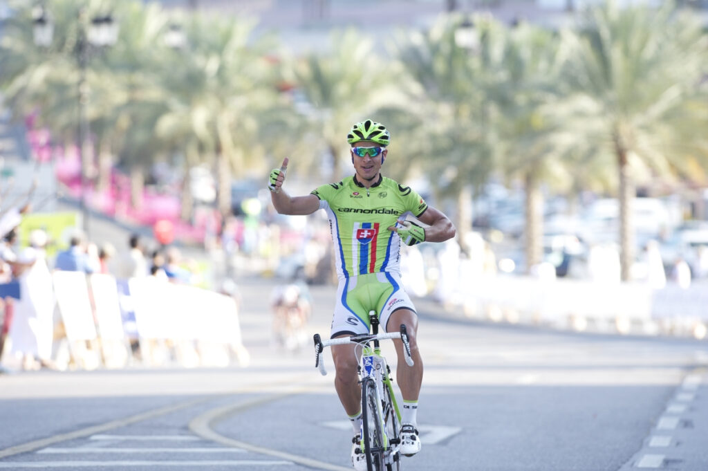 Peter Sagan wins Stage 2 of 2013 Tour of Qatar (picture Lloyd Images:Muscat Municipality)