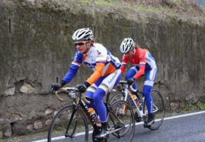 Marianne Vos and Annemiek Van Vleuten Fiesole recce