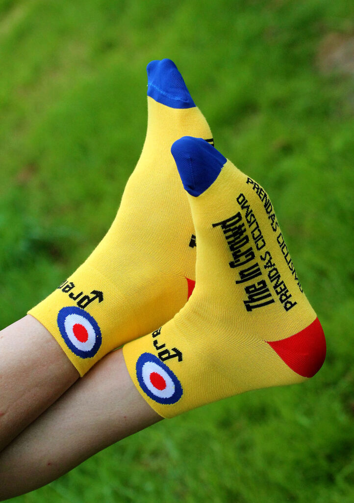 Prendas Ciclismo Yellow Mod In The Crowd socks