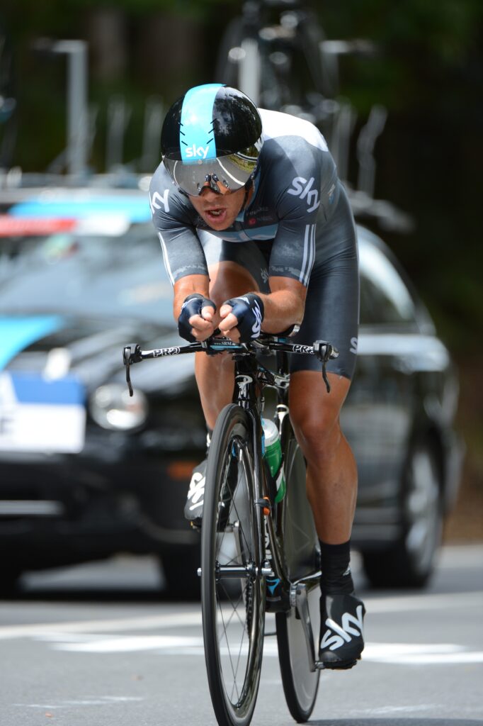 Richie Porte Vuelta 2012 ITT (copyright Graham Watson:Unipublic)
