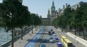 TfL Cycle Boulevard on Embankment