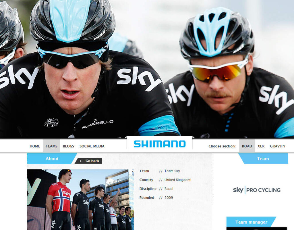 shimano race website