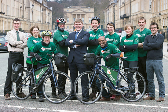 Docmail Local Post team in Bath (source- CFH)