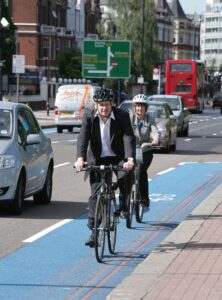 Barclays Cycle Superhighway Mayor and Barclays