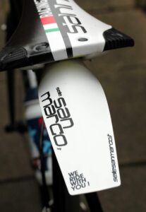 San Marco Ass Saver mudguard fitted