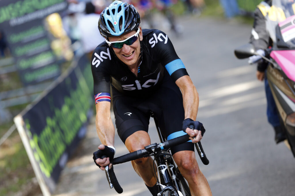 Bradley Wiggins on Giro 2013 Stage 10 (Pool-Trovati-LaPresse)