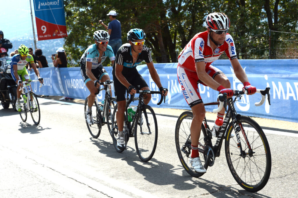 Denis Menchov in 2012 Vuelta (copyright Graham Watson:Unipublic)