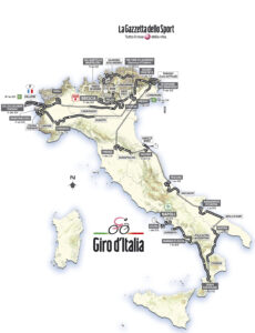 Giro d’Italia 2013 route map final