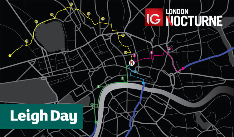 Leigh Day IG London Nocturne routes