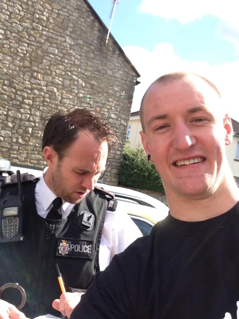 Tim gets pulled over