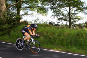 Joanna Rowsell on her way to winning 2013 nats TT (pic Alex Whitehead:SWPIX.COM)