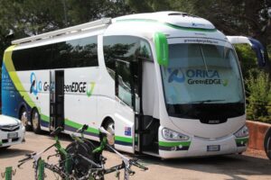 Orica Green Edge team bus1