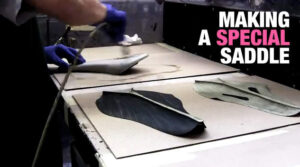 making a pink saddle