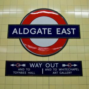 Aldgate East (copyright chrisjohnbeckett via Flickr)