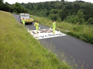 Box Hill road painting 1 (courtesy Andrew Wright)