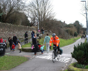 Bristol Bath Railway Path crossing (copyright samsaundersleeds:Flickr)