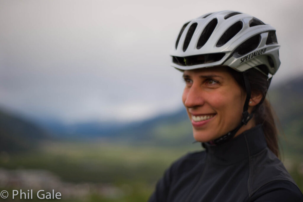 Liz Dimmock round the world record ride launch 02