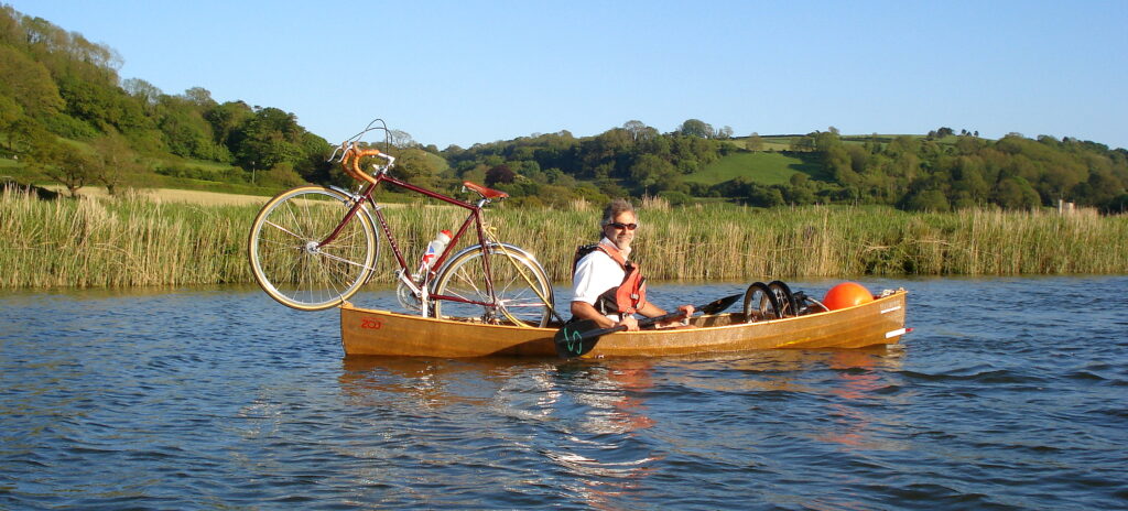 Charity cycle and canoe