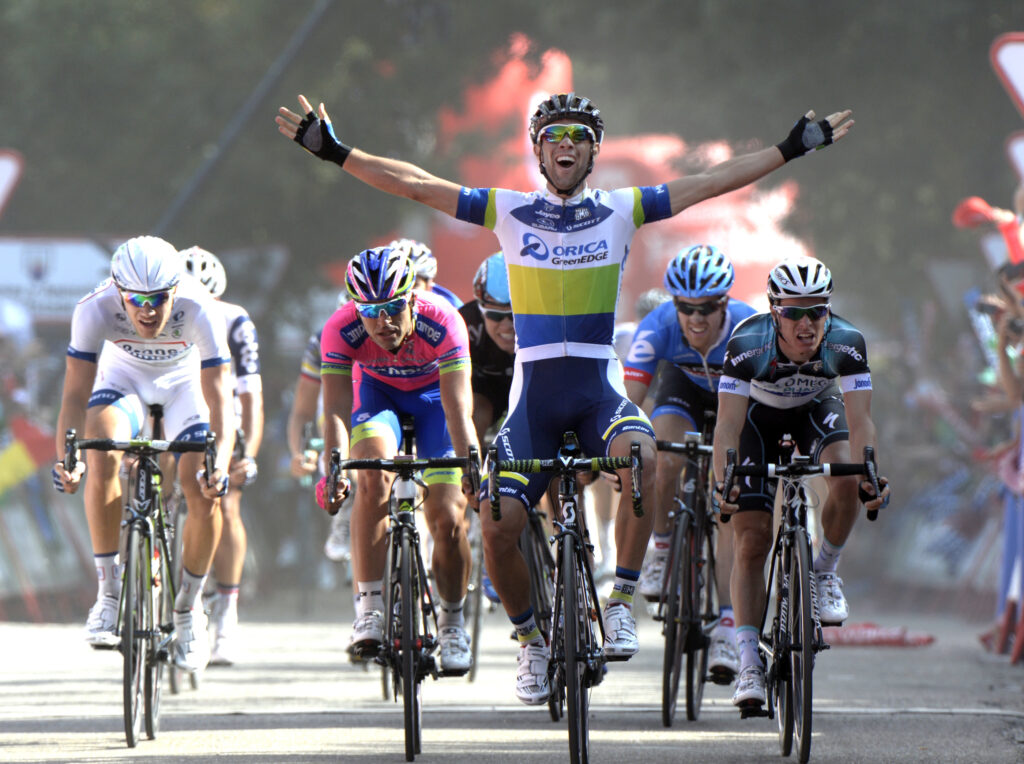 Michael Matthews wins Vuelta 2013 Stage 5 (copyright Unipublic:Graham Watson)