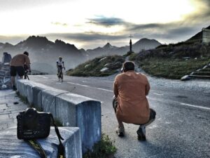 Mike Cotty on the Croix de Fer