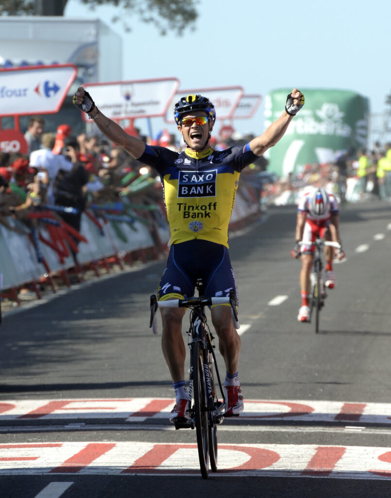 Nicolas Roche wins Vuelta 2013 Stage 2 (Copyright- Unipublic:Graham Watson)