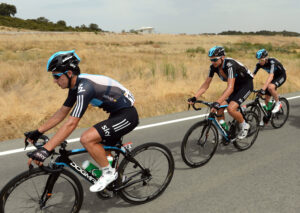 Sergio Henao on 2012 Vuelta Stage 2 (copyright Graham Watson:Unipublic)