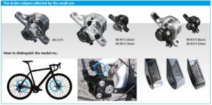 Shimano brake recall &ndash; affected brake calipers