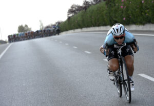 Tony Martin alone on Vuelta 2013 Stage 6 (copyright Unipublic:Graham Watson)