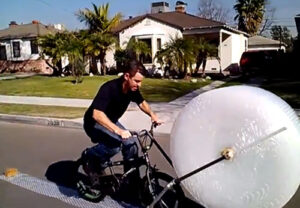 bubble wrap bike