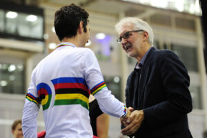 Brian Cookson at 2013 Junior World Track Championships (credit Brian Cookson Images, Flickr)