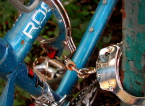 Handcuffed bike (CC licensed by sashamd)