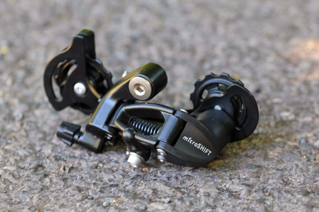 MicroSHIFT Rear Derailleur For Mountain Bike w: long cage 2