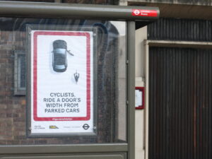 Think cyclist poster 1