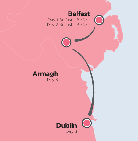 Giro 2014 outline map