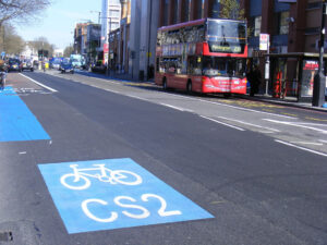 Cycle Superhighway 2 CC licensed by by sludgegulper:Flickr)