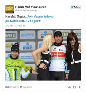 Sagan bum pinching