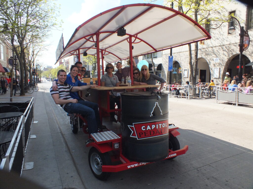The Capitol Pedaler pedal pub (courtesy Capital Pedaler)