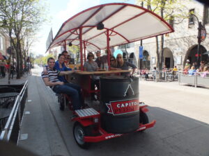 The Capitol Pedaler pedal pub (courtesy Capital Pedaler)
