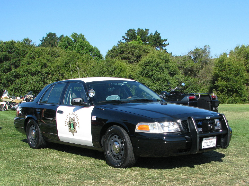 Palo Alto police car