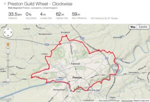 Preston Guild Wheel on Strava