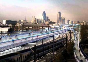 SkyCycle image (picture – Foster and Partners)