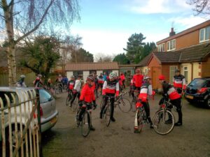 Port Sunlight Wheelers at the Eureka cycling cafe (©Port Sunlight Wheelers)