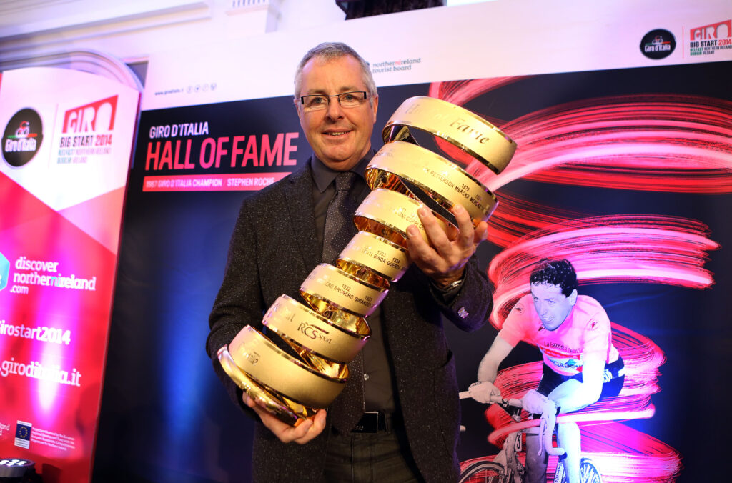 Stephen Roche joins the Giro d’Italia Hall of Fame (picture RCS Sport)