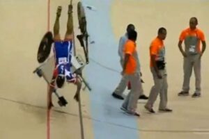 Chile Velodrome crash YouTube still