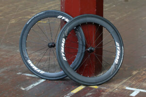 Dymag 50 and 60mm DT Swiss clinchers