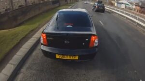 Glasgow driver caught on camera (Magnatom YouTube still)