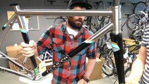 Madison Genesis Volare team bike gets  fresh lick of paint