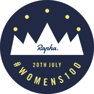 Rapha Womens 100 badge