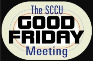 SCCU Good Friday Meeting logo