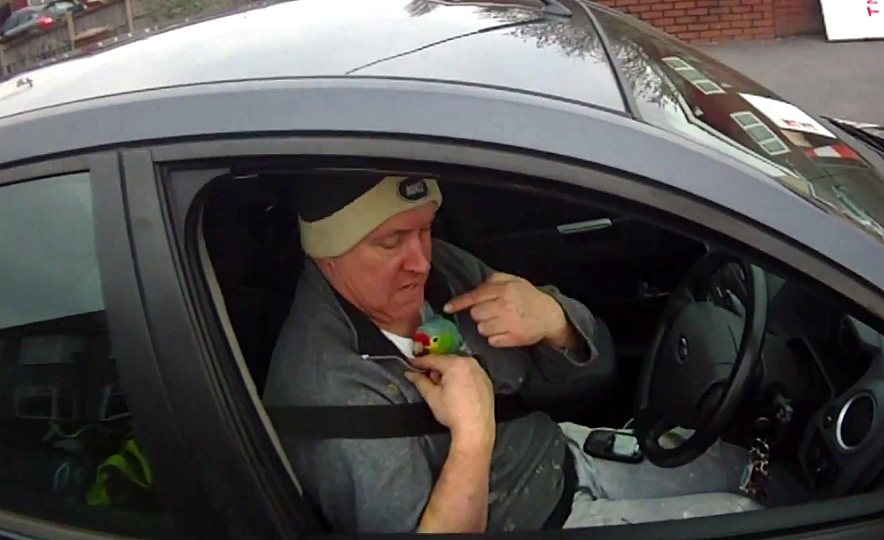 The best excuse for a close pass ever